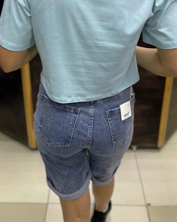 Джинсовые бермуды